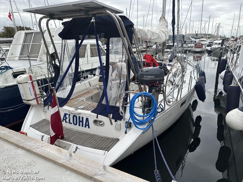aloha (Sailing vessel) - IMO , MMSI 219032642, Call Sign XPI3854 under the flag of Denmark