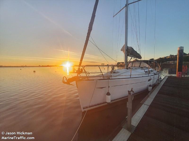 lucky tarte (Sailing vessel) - IMO , MMSI 235052592, Call Sign MQFP8 under the flag of United Kingdom (UK)