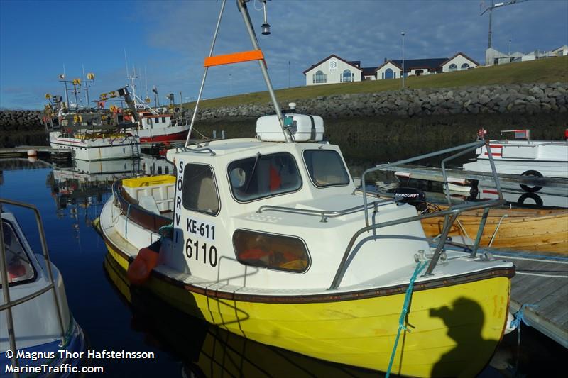 sorvi (Fishing vessel) - IMO , MMSI 251116740, Call Sign 6110 under the flag of Iceland