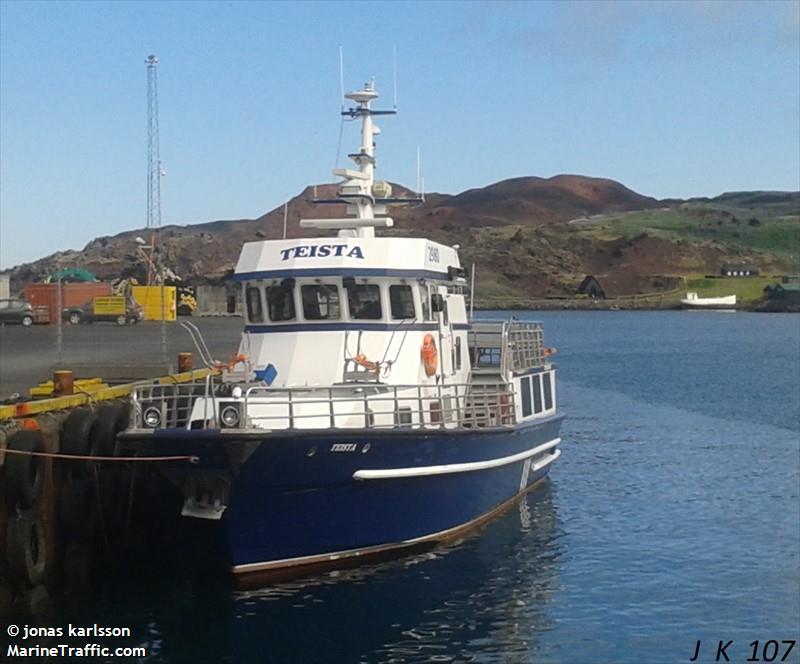 teista (Passenger ship) - IMO , MMSI 251856440, Call Sign TFFV under the flag of Iceland