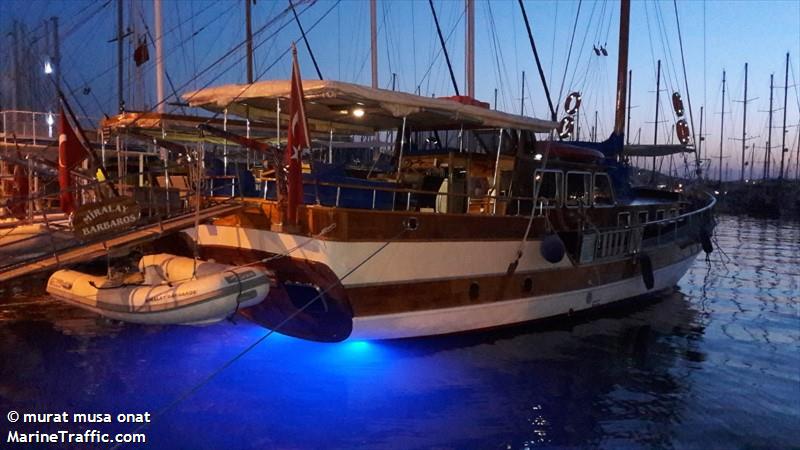 miralay barbaros (Passenger ship) - IMO , MMSI 271041702, Call Sign YM5370 under the flag of Turkey