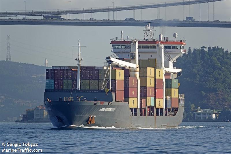 med izmir (Container Ship) - IMO 9143879, MMSI 271051138, Call Sign TCA7405 under the flag of Turkey