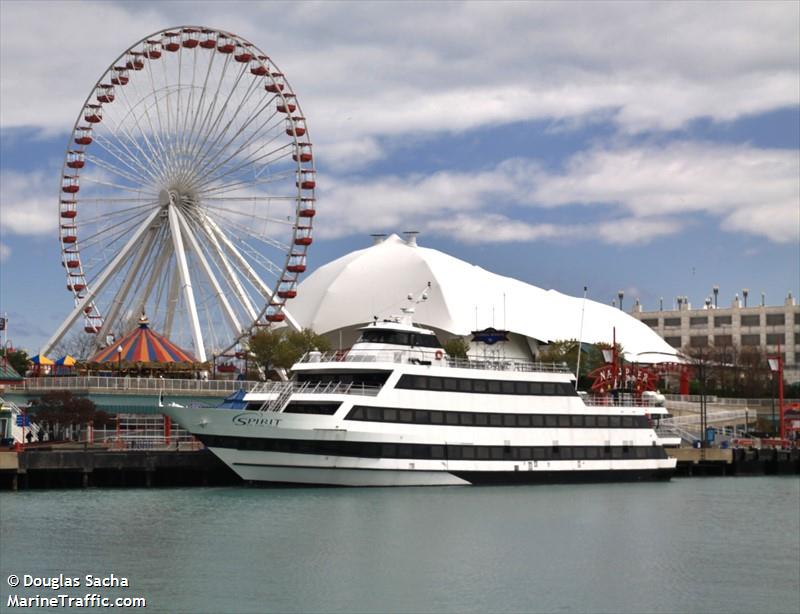 spirit of chicago (Passenger ship) - IMO , MMSI 367148850, Call Sign WDD4773 under the flag of United States (USA)