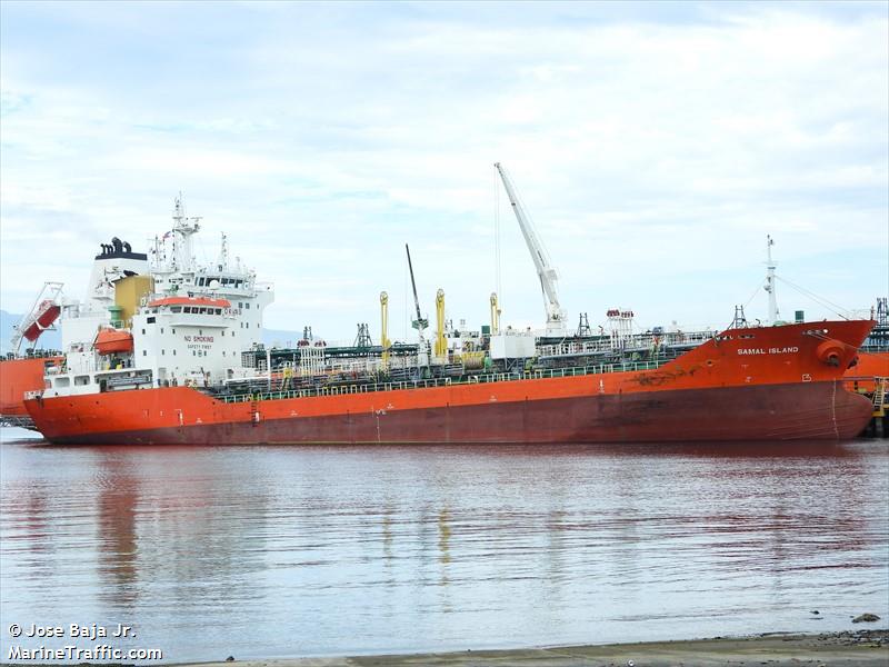 samal island (Chemical/Oil Products Tanker) - IMO 9330446, MMSI 548538200, Call Sign DUA3121 under the flag of Philippines