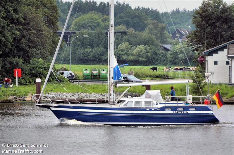 laetitia (Sailing vessel) - IMO , MMSI 211239660, Call Sign DFHJ2 under the flag of Germany