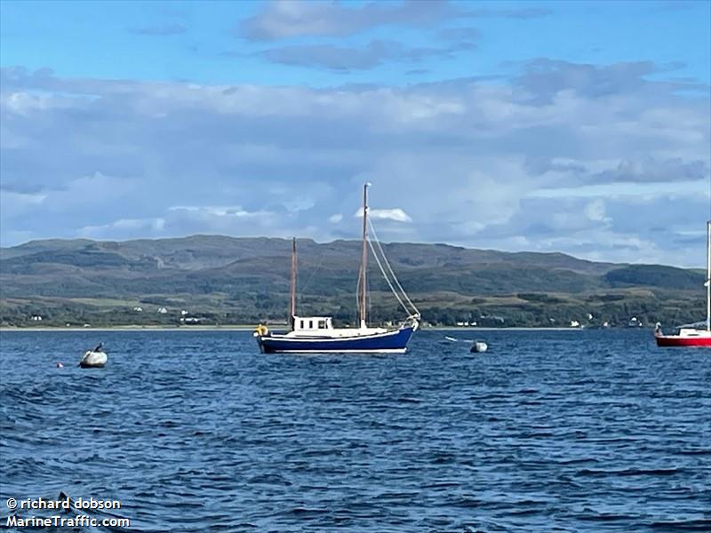 lorna doone (Sailing vessel) - IMO , MMSI 232049395, Call Sign MOCI8 under the flag of United Kingdom (UK)