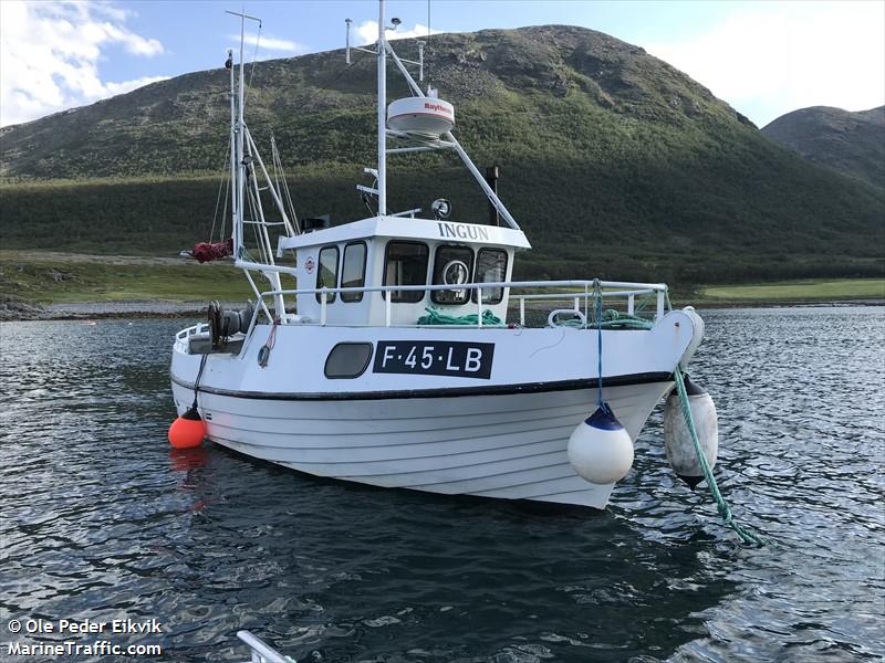 ingun (Fishing vessel) - IMO , MMSI 257197520, Call Sign LM2462 under the flag of Norway