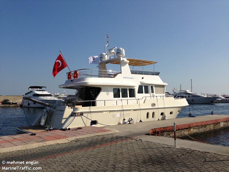 big family (Pleasure craft) - IMO , MMSI 271046875, Call Sign YMA6315 under the flag of Turkey