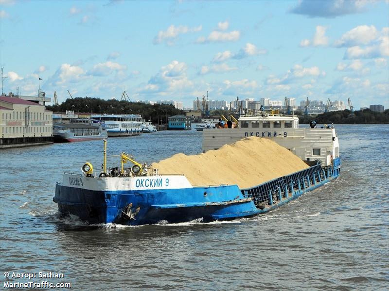 okskiy-9 (Cargo ship) - IMO , MMSI 273368460 under the flag of Russia