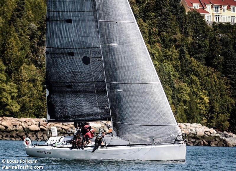 magic bus (Sailing vessel) - IMO , MMSI 316021854 under the flag of Canada