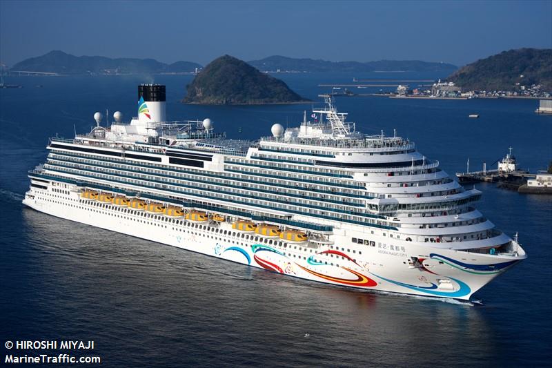 adora magic city (Passenger (Cruise) Ship) - IMO 9871036, MMSI 352001180, Call Sign HOA2246 under the flag of Panama