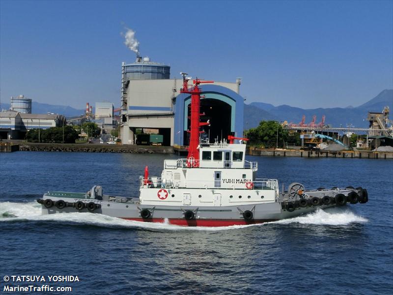 yuhi maru (Tug) - IMO , MMSI 431011487, Call Sign JD4378 under the flag of Japan