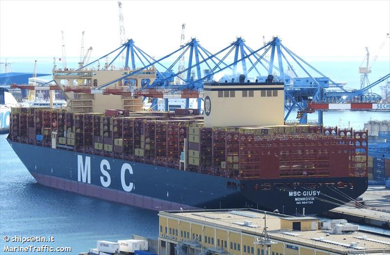 msc giusy (Container Ship) - IMO 9947134, MMSI 636023268, Call Sign 5LMW2 under the flag of Liberia