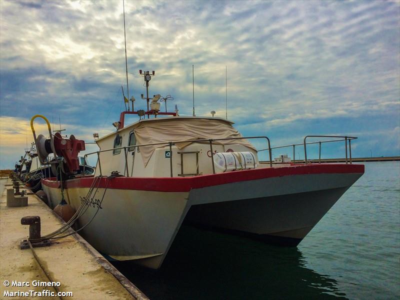 catan. (Fishing vessel) - IMO , MMSI 224337930, Call Sign EB7287 under the flag of Spain