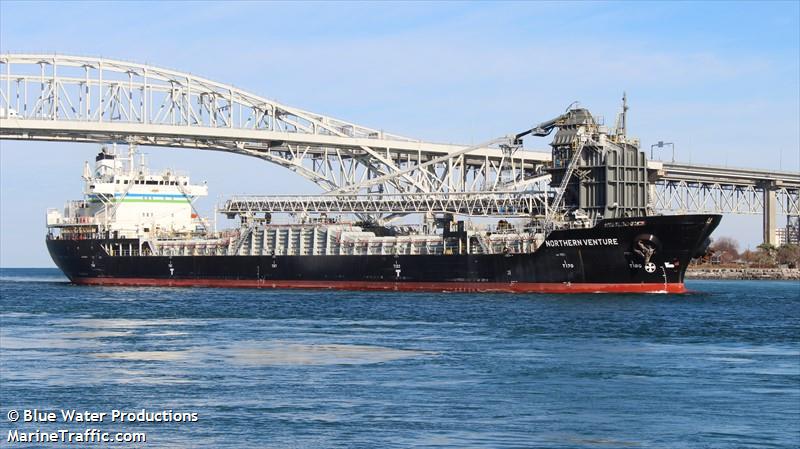 northern venture (Self Discharging Bulk Carrier) - IMO 9167681, MMSI 316052496, Call Sign VDAK under the flag of Canada