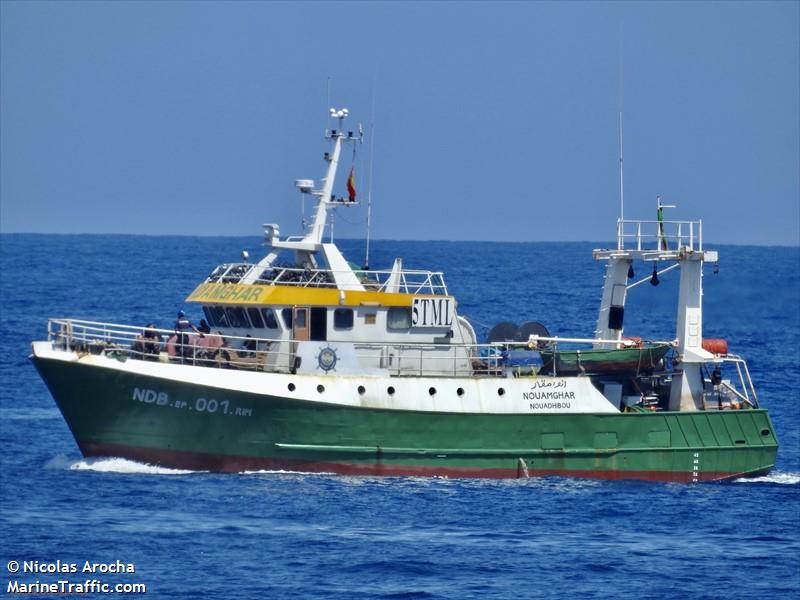 nouamghar (Fishing vessel) - IMO , MMSI 654015500, Call Sign 5TML under the flag of Mauritania