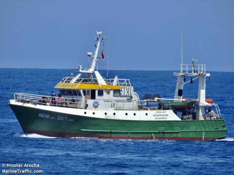 nouamghar (Fishing vessel) - IMO , MMSI 654015500, Call Sign 5TML under the flag of Mauritania