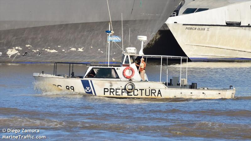 gc 89 perca (Law enforcment) - IMO , MMSI 701578000, Call Sign L2DJ under the flag of Argentina