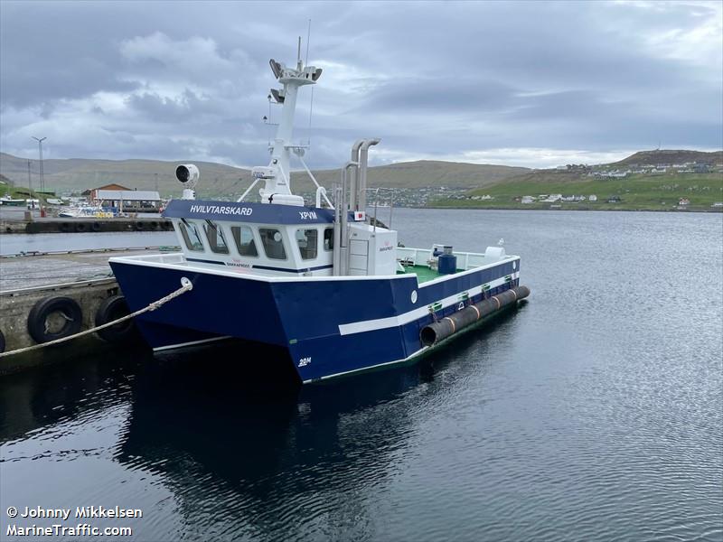 hvilvtarskard (Other type) - IMO , MMSI 231108048, Call Sign XPVM under the flag of Faeroe Islands