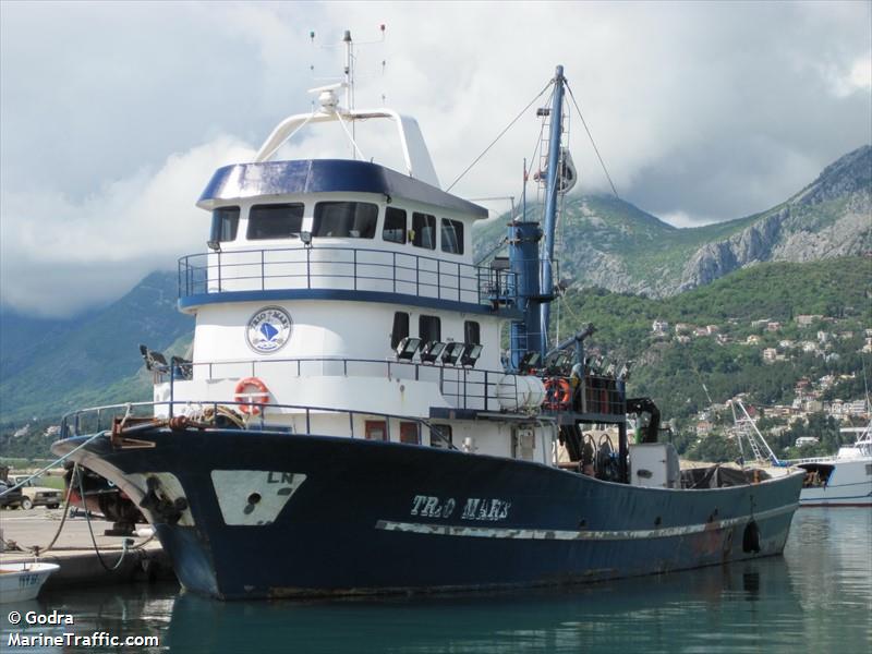 triomare (Fishing Vessel) - IMO 8689503, MMSI 262500050, Call Sign 4OBY under the flag of Montenegro