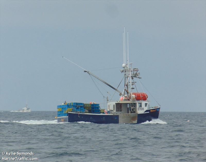 nora j. (Fishing vessel) - IMO , MMSI 316020934, Call Sign CH.16 under the flag of Canada