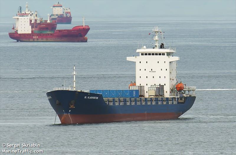 sl vladivostok (Container Ship) - IMO 8356314, MMSI 352002862, Call Sign 3E4642 under the flag of Panama