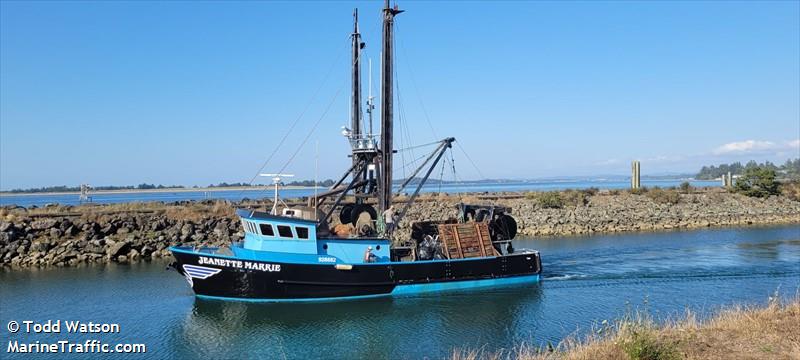 jeanette marrie (Fishing vessel) - IMO , MMSI 367335360, Call Sign WBR8445 under the flag of United States (USA)