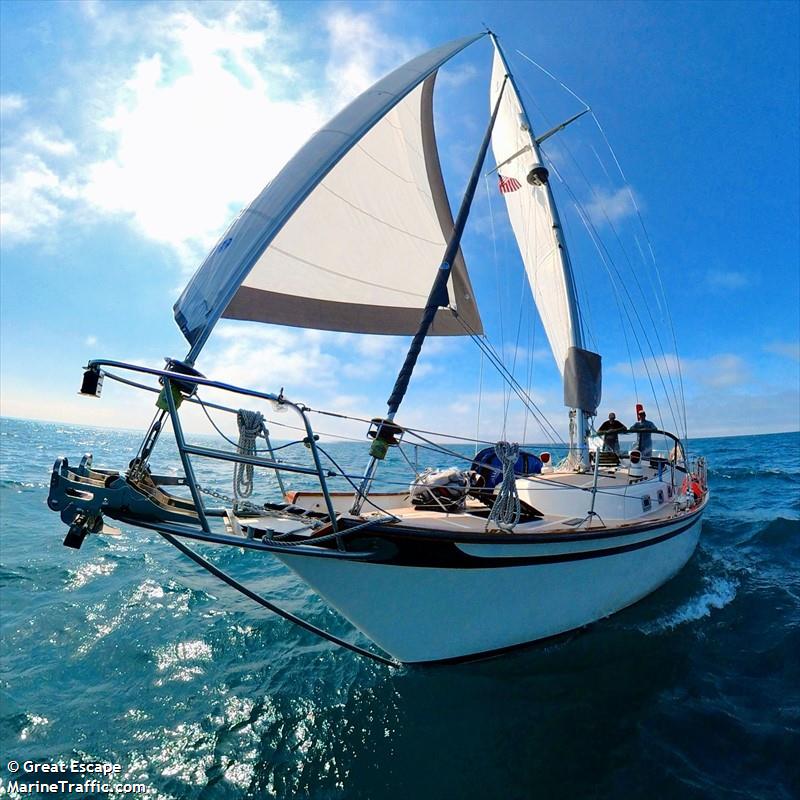 sv great escape (Sailing vessel) - IMO , MMSI 368132510, Call Sign WDL4548 under the flag of United States (USA)