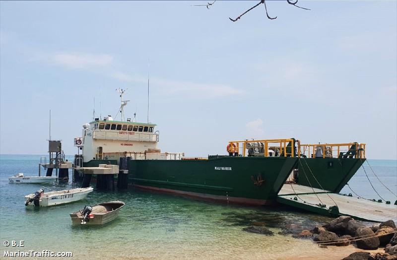 malu warrior (Cargo ship) - IMO , MMSI 503369900, Call Sign VJQ9631 under the flag of Australia