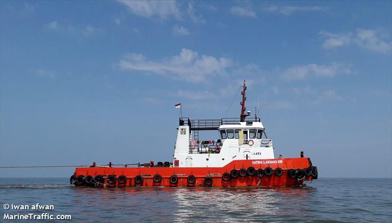 satria laksana 108 (Tug) - IMO , MMSI 525020331, Call Sign YDA6710 under the flag of Indonesia