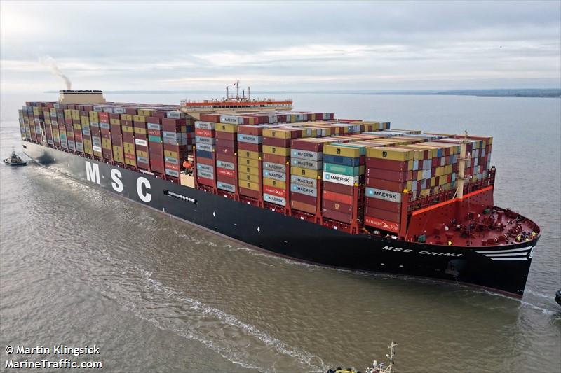 msc china (Container Ship) - IMO 9936642, MMSI 636023087, Call Sign 5LLW7 under the flag of Liberia