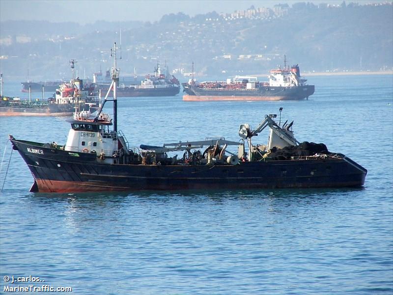 albimer (Fishing Vessel) - IMO 8903741, MMSI 725019300, Call Sign CB 4139 under the flag of Chile