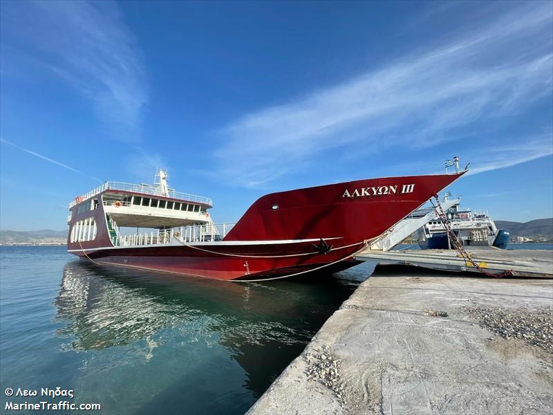 alkyon iii (Passenger/Ro-Ro Cargo Ship) - IMO 1016549, MMSI 240562100, Call Sign SVB4372 under the flag of Greece