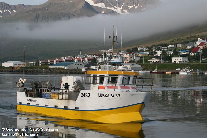 lukka (Fishing vessel) - IMO , MMSI 251146640, Call Sign 2482 under the flag of Iceland