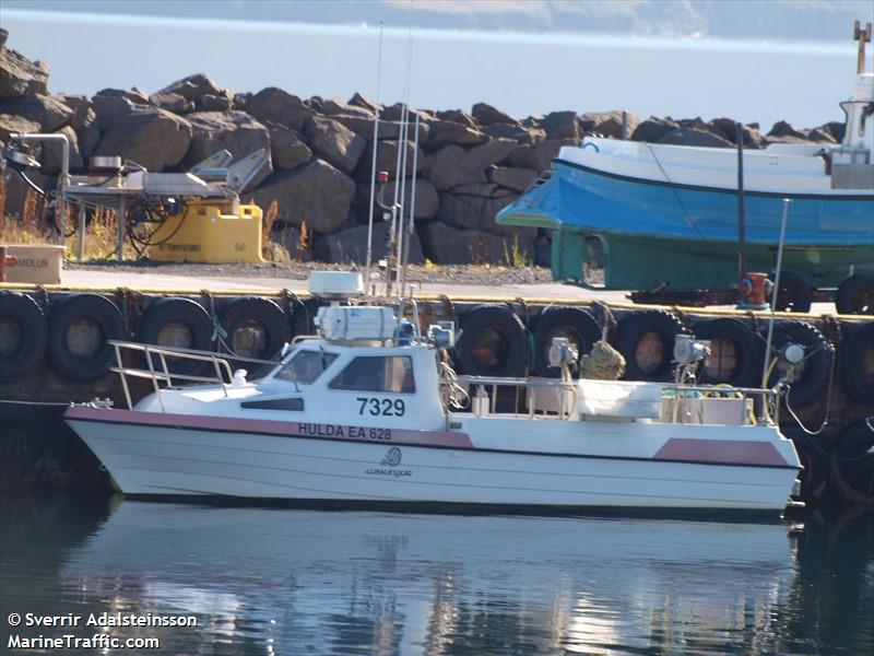 hulda 7329 (Fishing vessel) - IMO , MMSI 251208440, Call Sign 7329 under the flag of Iceland