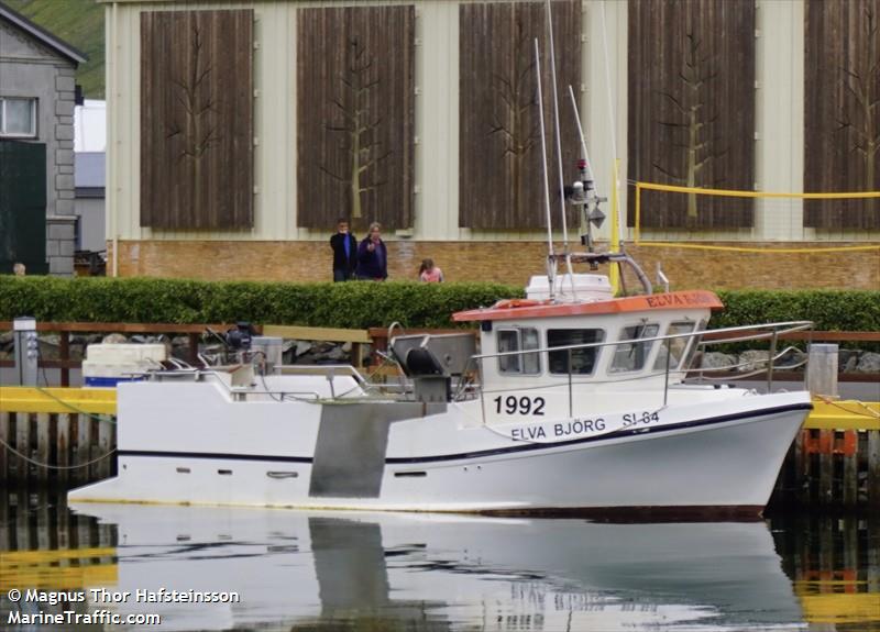 elva bjorg (Fishing vessel) - IMO , MMSI 251311240, Call Sign 1992 under the flag of Iceland