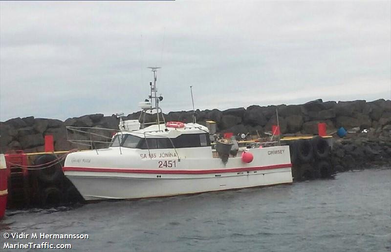 jonina ea185 (Fishing vessel) - IMO , MMSI 251402740, Call Sign 2451 under the flag of Iceland