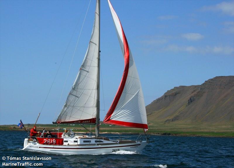 elin anna (Pleasure craft) - IMO , MMSI 251491640, Call Sign 2619 under the flag of Iceland