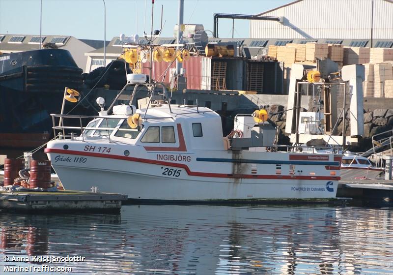 gulltoppur (Fishing vessel) - IMO , MMSI 251531240, Call Sign 2615 under the flag of Iceland