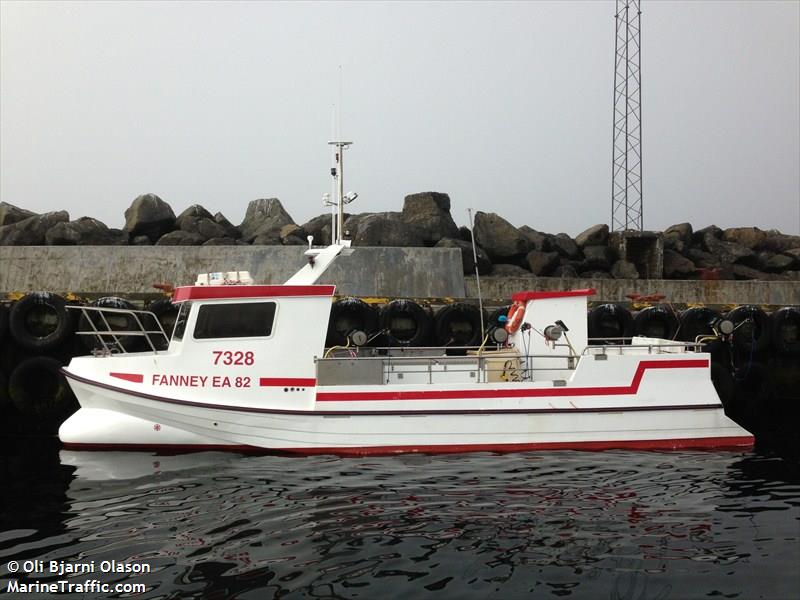 fanney ea-82 (Fishing vessel) - IMO , MMSI 251550110, Call Sign 7328 under the flag of Iceland
