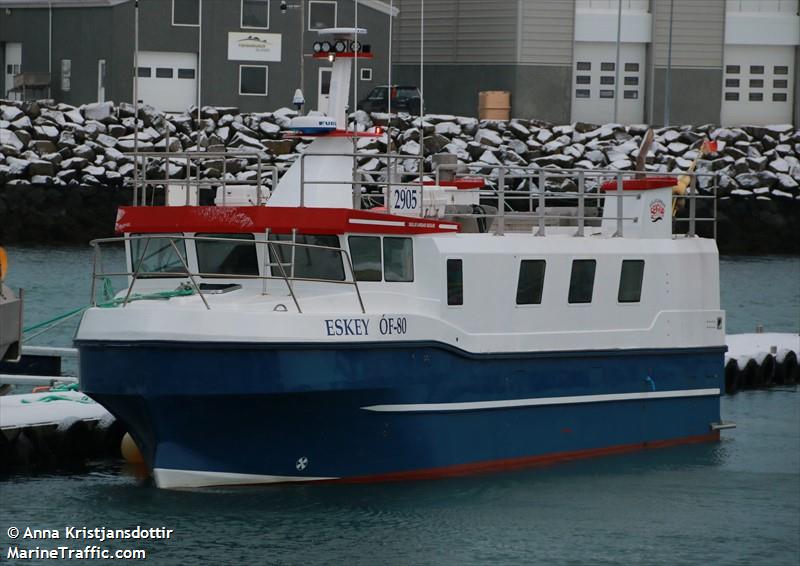 eskey (Fishing vessel) - IMO , MMSI 251849340, Call Sign TFEY under the flag of Iceland