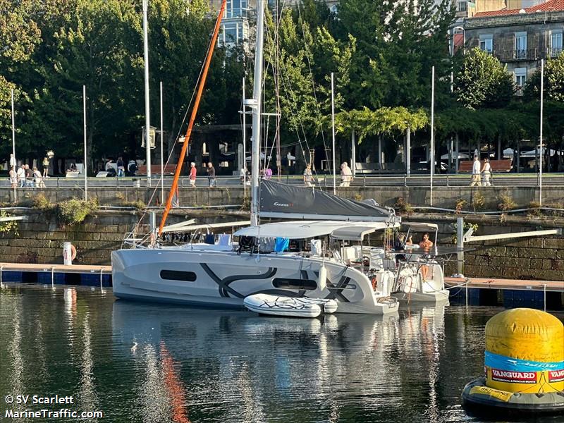 scarlett (Sailing vessel) - IMO , MMSI 265056350, Call Sign SG6183 under the flag of Sweden