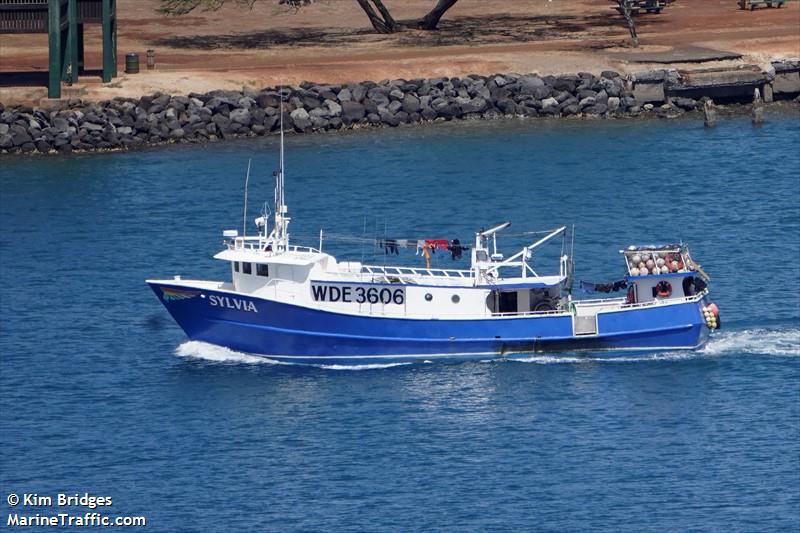 sylvia (Fishing vessel) - IMO , MMSI 367341510, Call Sign WDE3606 under the flag of United States (USA)