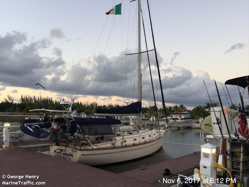 andromeda (Sailing vessel) - IMO , MMSI 367383380