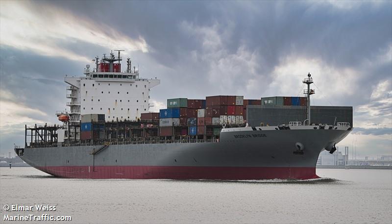 brooklyn bridge (Container Ship) - IMO 9458999, MMSI 431187000, Call Sign 7KPG under the flag of Japan