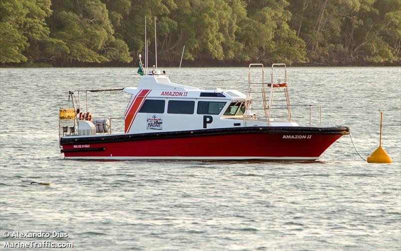 amazon ii pilot boat (Pilot) - IMO , MMSI 710006455, Call Sign PU7884 under the flag of Brazil