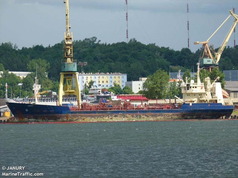 agath (Chemical/Oil Products Tanker) - IMO 9537642, MMSI 209168000, Call Sign 5BFJ6 under the flag of Cyprus