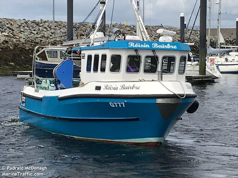 roisin bairbre (Fishing vessel) - IMO , MMSI 250005554