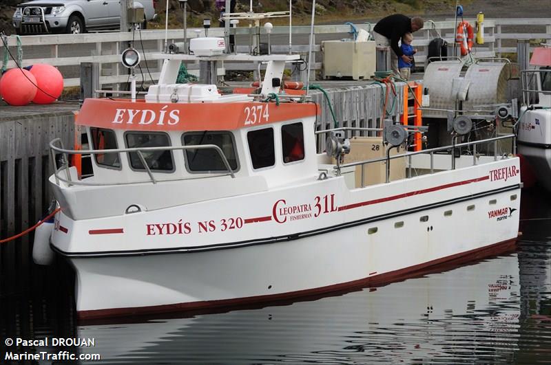 eydis ns-320 (Fishing vessel) - IMO , MMSI 251477640, Call Sign 2374 under the flag of Iceland