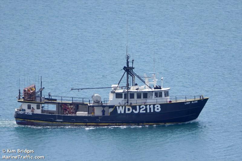 lady alice (Fishing vessel) - IMO , MMSI 367755410, Call Sign WDJ2118 under the flag of United States (USA)